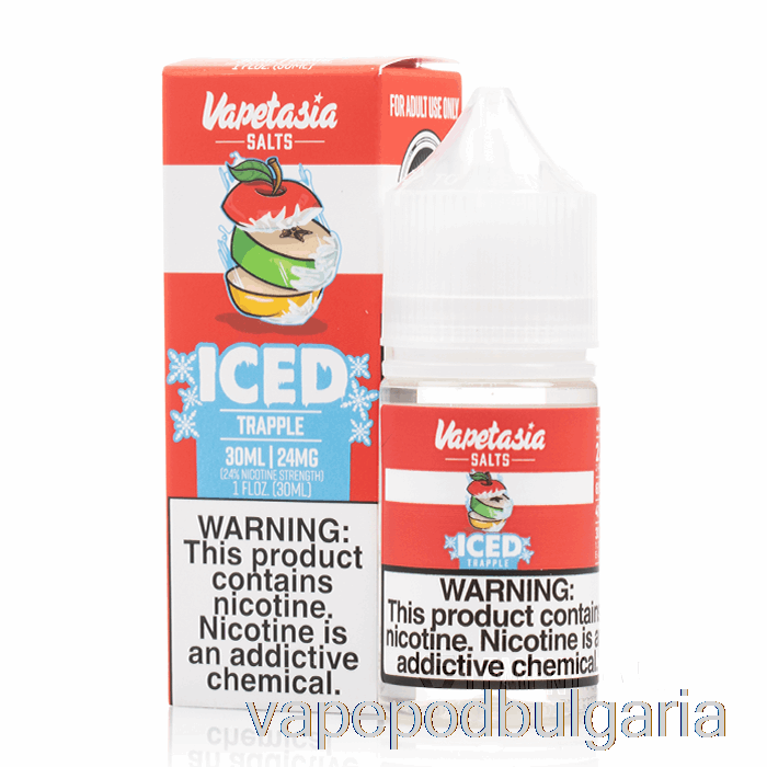 Vape 10000 Дръпки Iced Trapple - Vapetasia Salts - 30ml 24mg